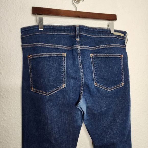 Pilcro and The Letterpress x Anthropologie Serif Queen Bee Skinny Jeans Size 32 - Picture 7 of 8